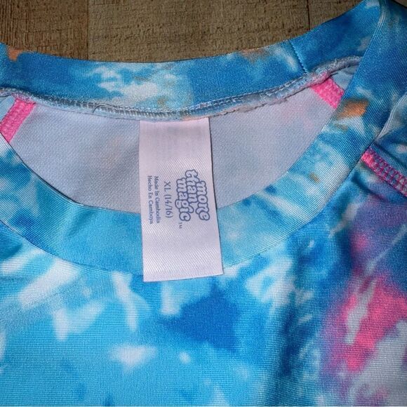 Girls swimwear set tiedye size Xlarge 14/16 NWT XL more than magic - Picture 3 of 5